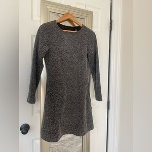 Chevron gray sweater dress H&M size 8